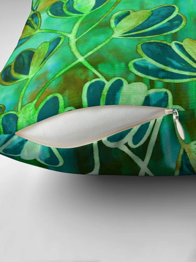 Декоративная подушка с изображением лайма зеленого бирюзы синего коричневого