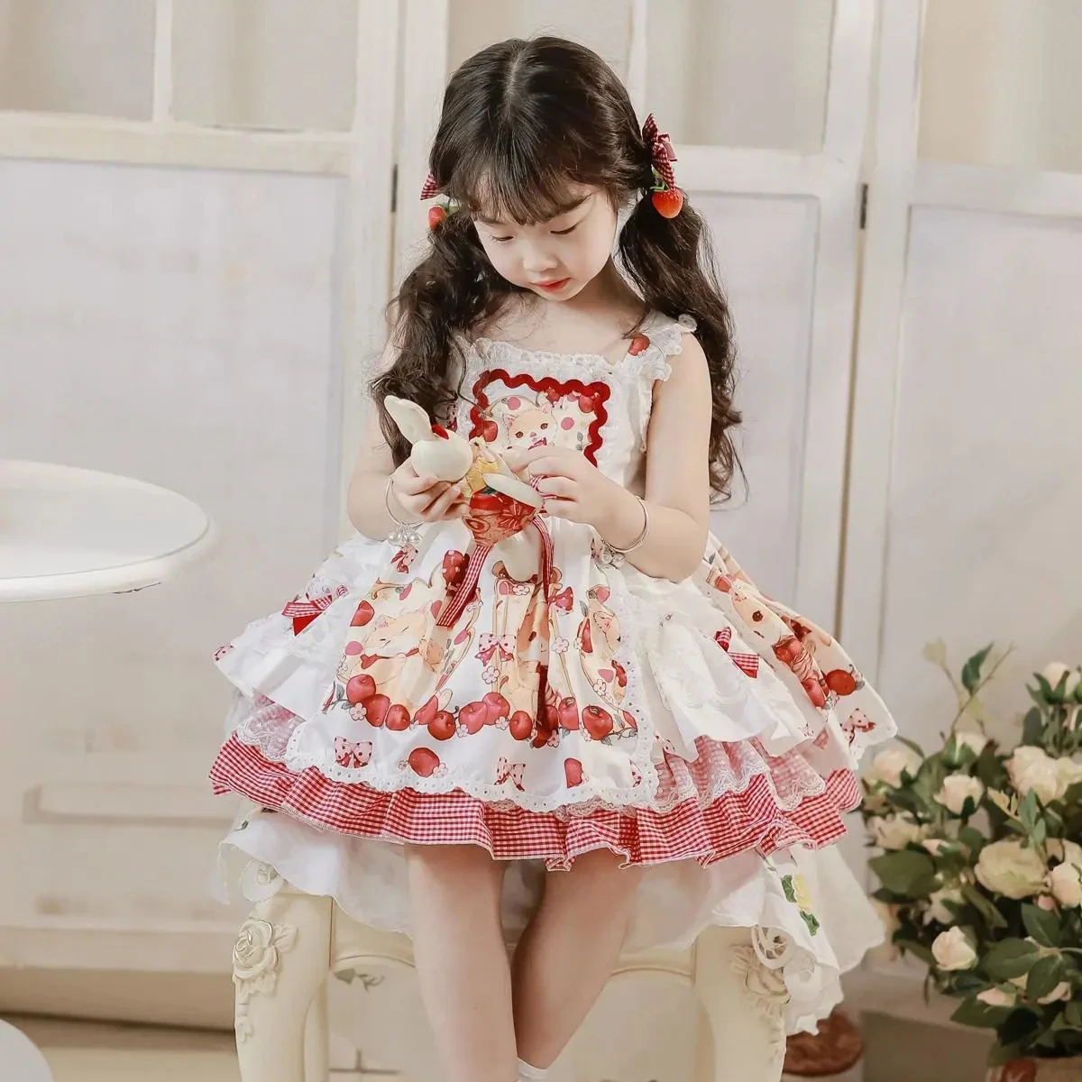 

2-7 Years Summer Baby Girls Clothes Cute Birthday Dress for Baby Girl Princess Party Dress Costume Infant Christening Clothes