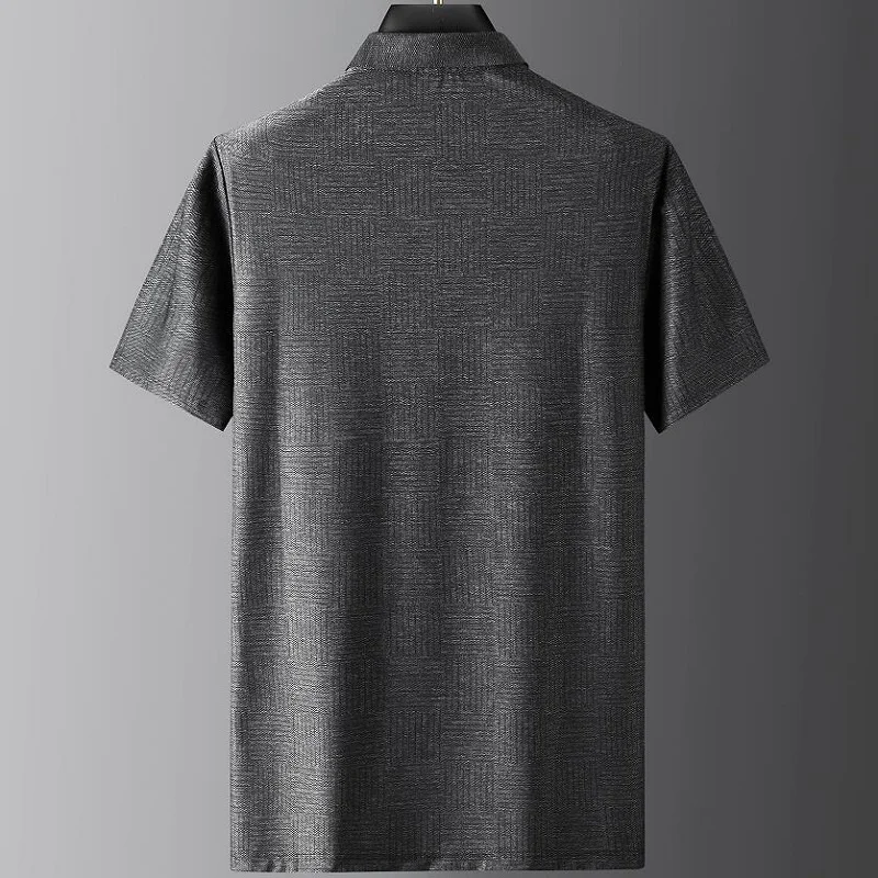 Новинка 2023 брендовые летние деловые рубашки 7XL 6XL 8XL для мужчин повседневная