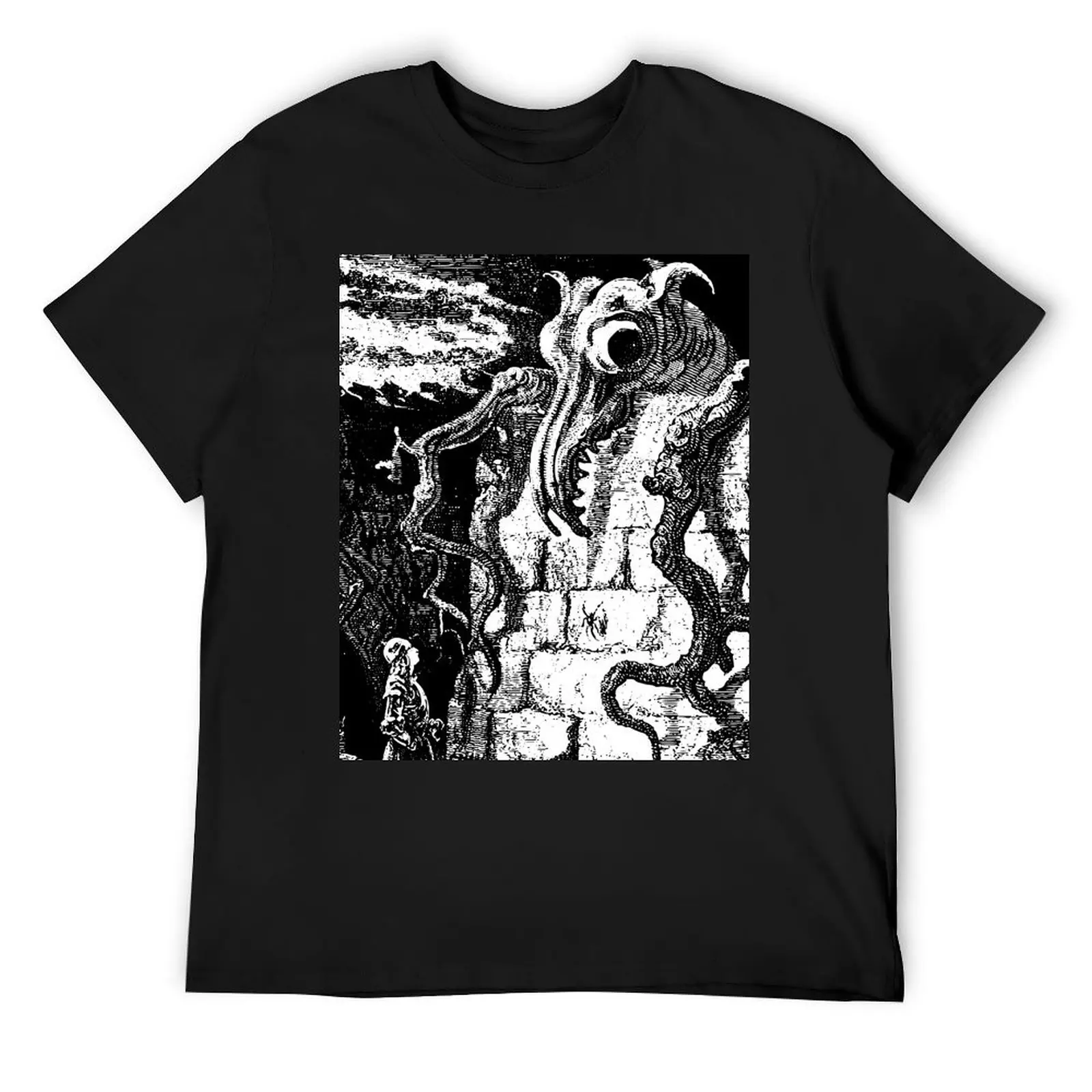 Футболка The Gnarled Monster дешевые вещи одежда на день Святого Валентина белая мужская