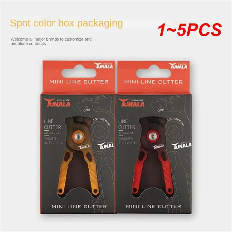

1~5PCS Fishing Wire Cutters Fishing Tools Aluminum Alloy Sharp Tungsten Steel Blade Fishing Accessories Fishing Shears