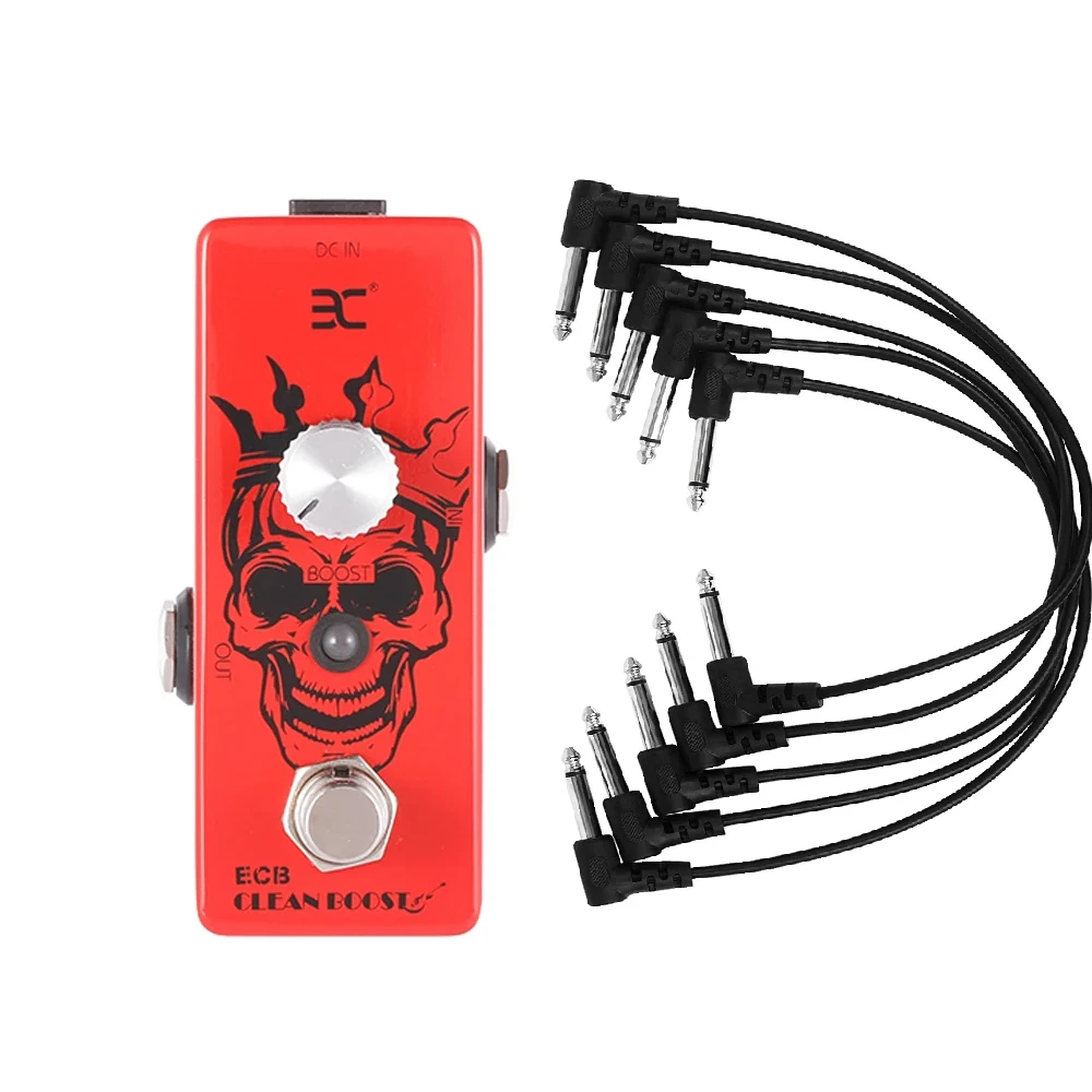 ENO ECB Clean Boost Педаль Для Бас-гитары Прозрачный Фейдер Металлическая Крышка
