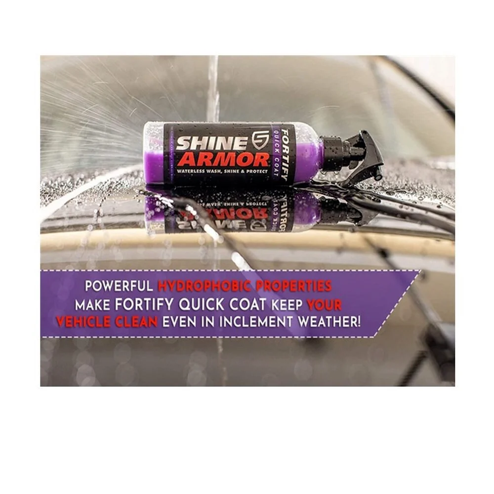 Полировка для автомобиля SHINE ARMOR с керамическим покрытием без воды гидрофобное