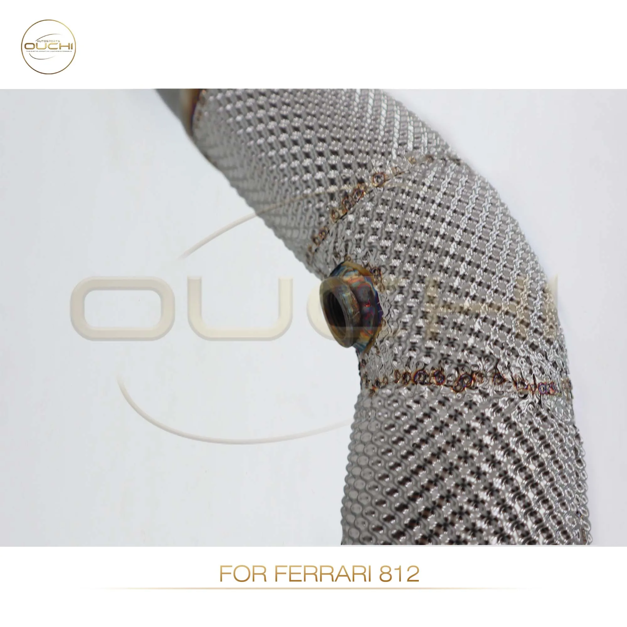 Выхлопная система OUCHI выхлопная труба из нержавеющей стали для Ferrari 812 с тепловым