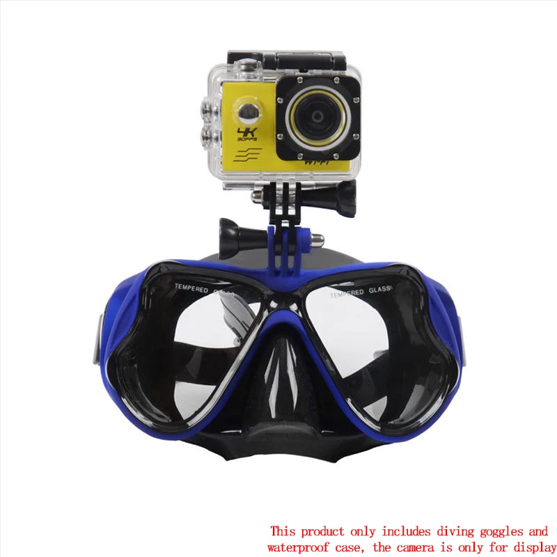 Профессиональная Подводная маска и экшн-камера водонепроницаемый чехол для GoPro