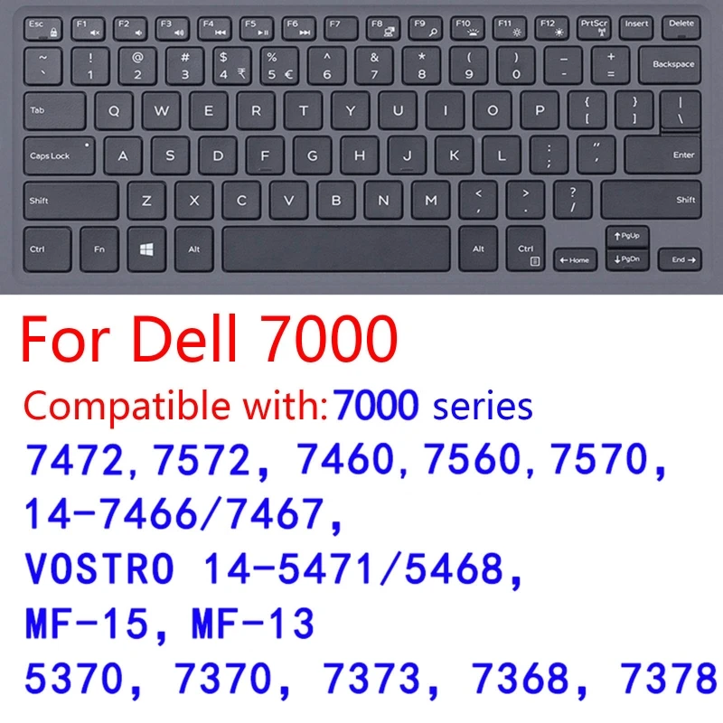 

Полупрозрачная Обложка для клавиатуры настольного компьютера для Dellinspiron 15 7559 7000