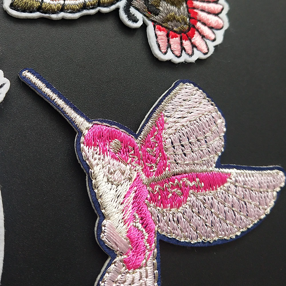 Патчи с вышивкой птиц патчи утюгом значки аппликации для одежды рюкзак сумки |