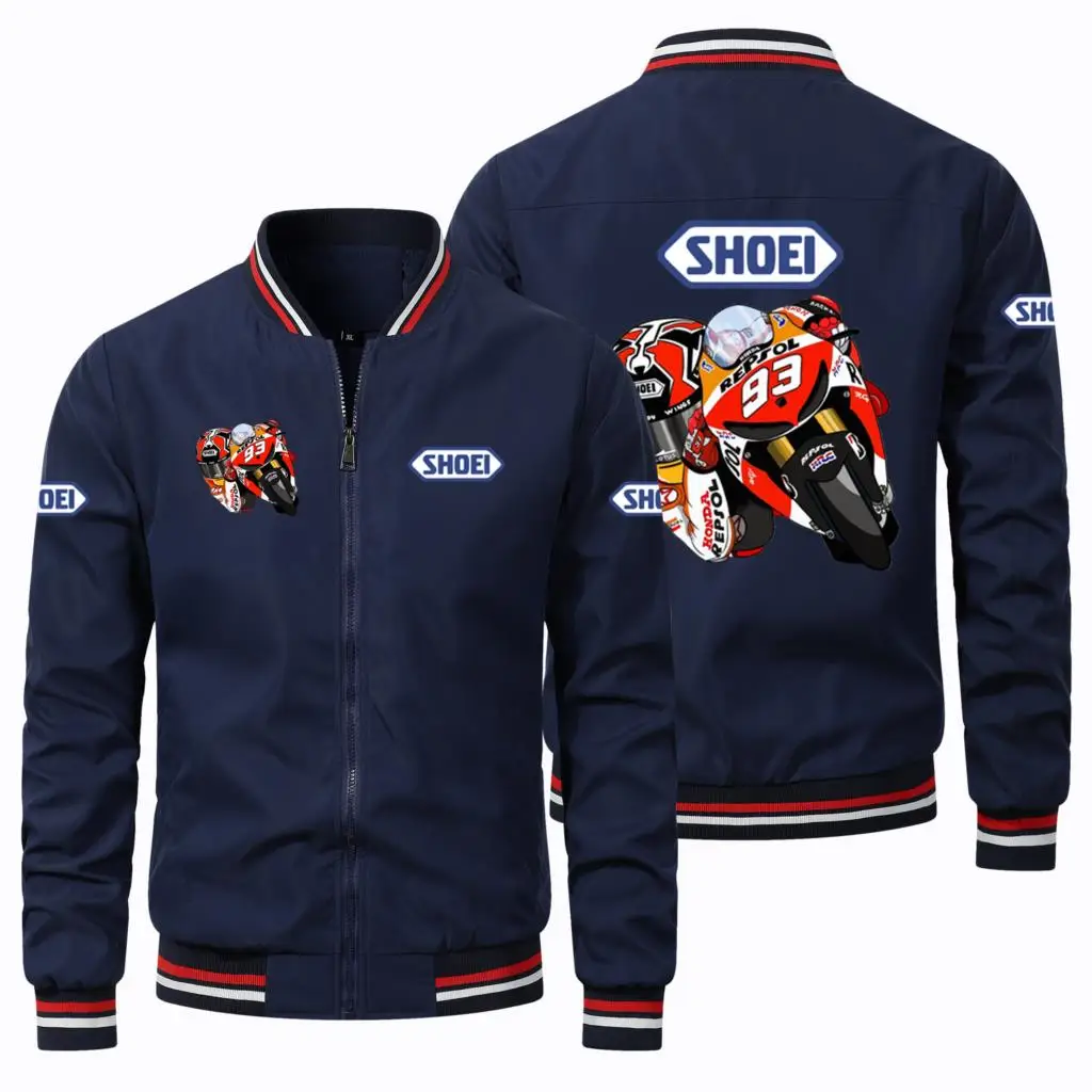 

New Autumn and Winter Hot Selling SHOEI Motorcycle Racing Marquez 93 Motorcycle Jacket Men's Suit Jacket Men's Casual Plus Size