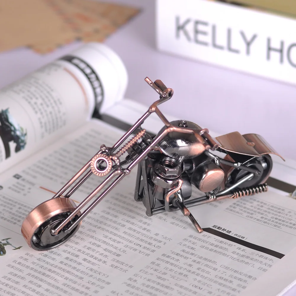 Creative Handcraft Metal Motorcycle Model Mini Motor Vehicles Diecast Craft Best Collection Gifts Decoration Crafts