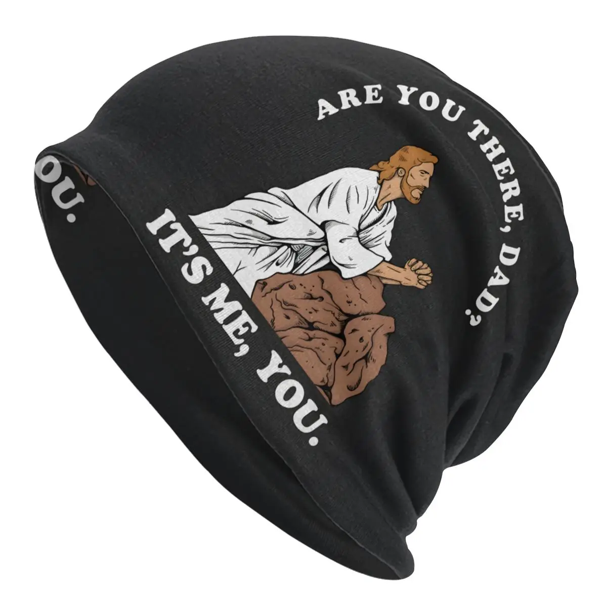 

Jesus Christ Thin Skullies Beanies Caps Are You There God Hat Sport Sports Bonnet Hats for Men Women
