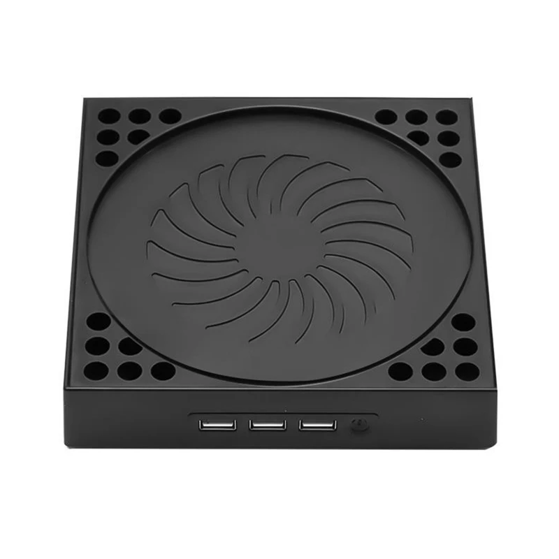 

Cooler For Series X Game Console With 3 USB Ports Vertical Stand With 2 Cooling Fans 3-Speed Game Console Fan