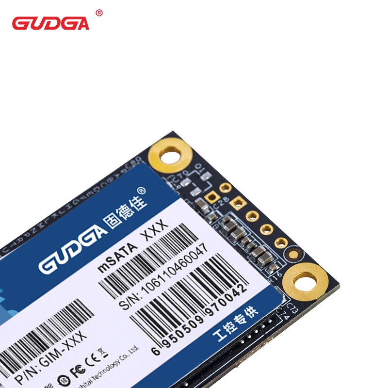 GUDGA ssd Msata Mini SATA промышленный 32 Гб 64 128 ГБ 256 512 Внутренний твердотельный жесткий