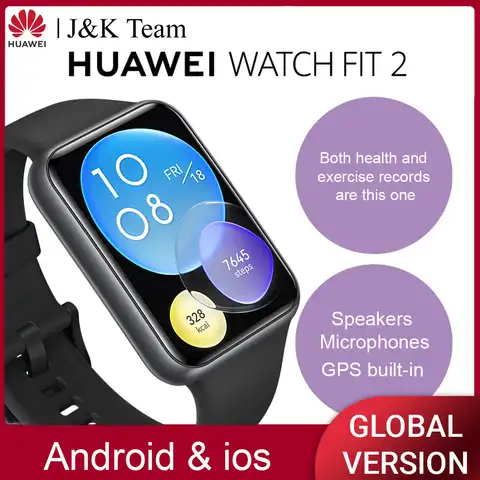 Cмарт часы Huawei Watch FIT 2, 1,74 дюймовый AMOLED дисплей, Bluetooth Вызов, Поддержка динамика