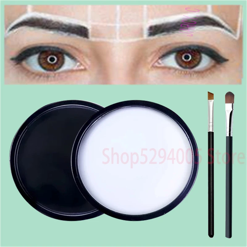 White Brow Paste White Mapping Paste Brow Sealant for Microblading Permanent Makeup Mapping Brow Shape Position Pmu Supplies