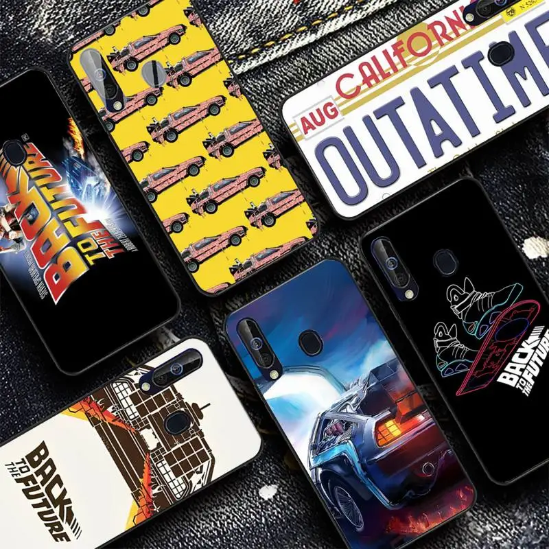 

Back To The Future Time Machine Phone Case for Samsung A51 01 50 71 21S 70 31 40 30 10 20 S E 11 91 A7 A8 2018