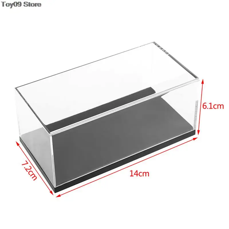 

Прозрачная акриловая Жесткая крышка, 1 шт., 1:43, 64, витрина для модели автомобиля, коллекционная миниатюрная коробка для хранения, пылезащитная