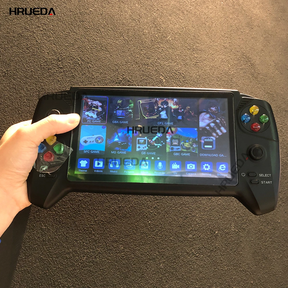 Портативная Классическая игровая консоль в стиле ретро 16 ГБ 7-дюймовый игровой