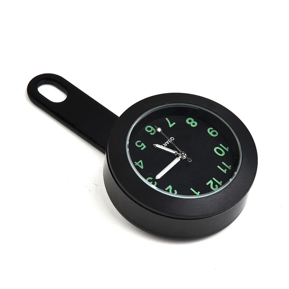 

Motorcycle Timetable Handlebar Clock Digital Watch Black Waterproof Universal Most For ATV Motorcycle Cruiser