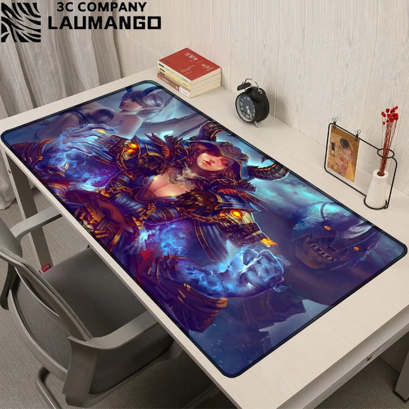 

Custom Mouse Pad World of Warcraft Rubber Mat Mats Keyboard Gaming Speed Desk Protector Mini Computer Anime Accessories Cartoon