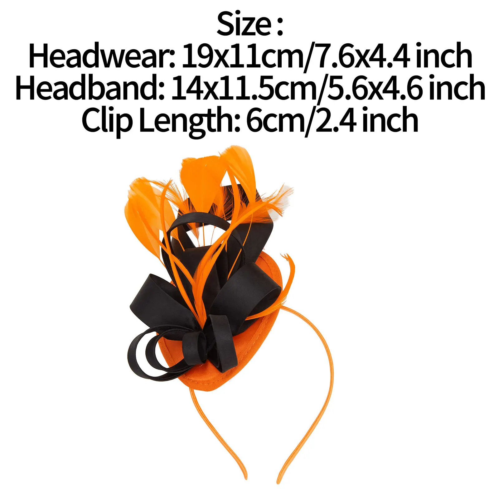 Женская шляпка-Вуалетка обруч для волос в виде цветов и перьев