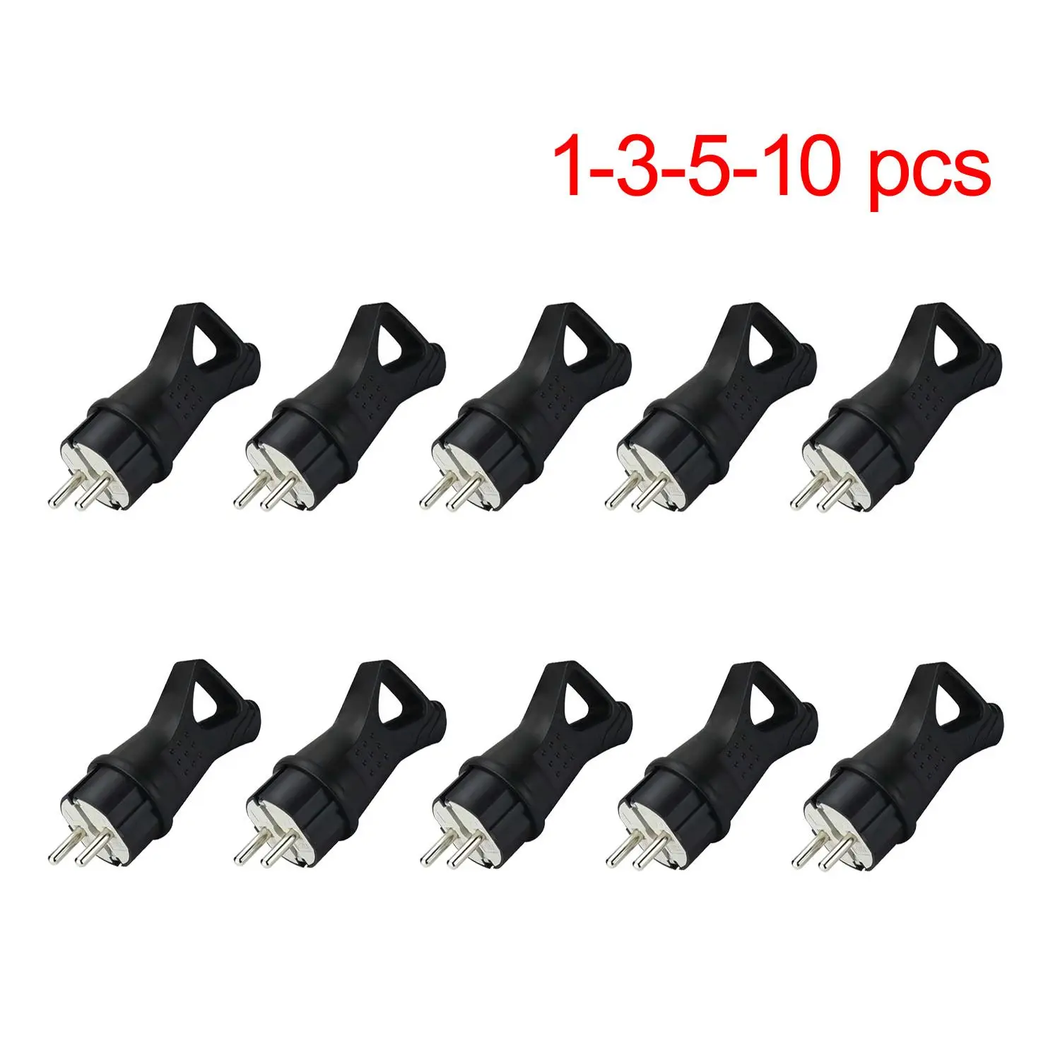 ЕС 16 А 250 В резиновая вилка Electrial Заземленный Европейский разъем с CE IP54 для