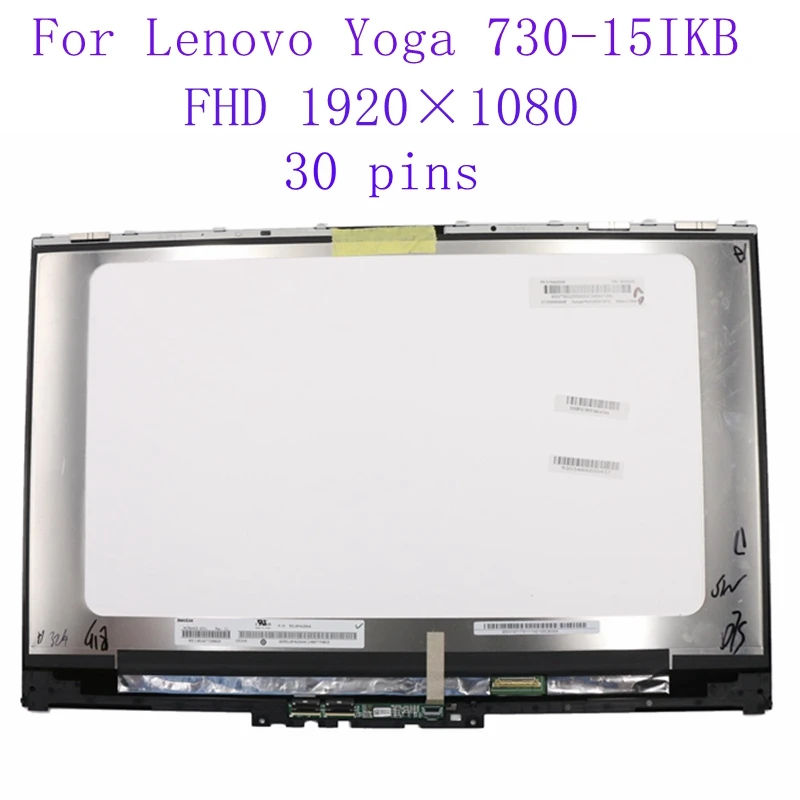 

15.6" NV156QUM-N51 N156HCE-EN1 laptop LCD Touch Screen Digitizer For Lenovo Yoga 730-15IWL Yoga 730-15IKB 1920x1080 3840x2160