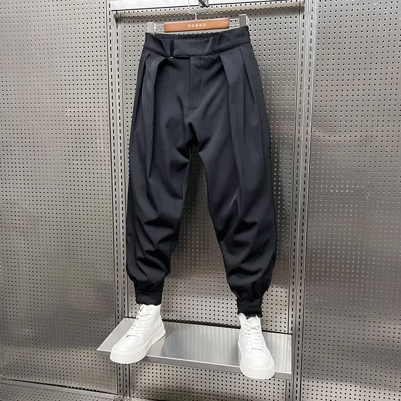 Loose Korean Tide Casual Pants Homme Western Harem Trousers 