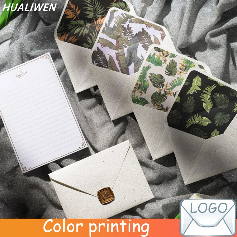 

10pcs/set White Series Vintage Envelopes Printing Lining Envelopes For Wedding Invitation Gift Packing Stationary
