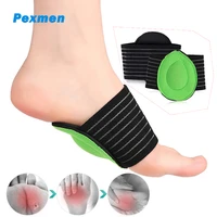 pexmen 2pcspair arch support compression cushioned support sleeves for plantar fasciitis fallen arches and achy feet problems