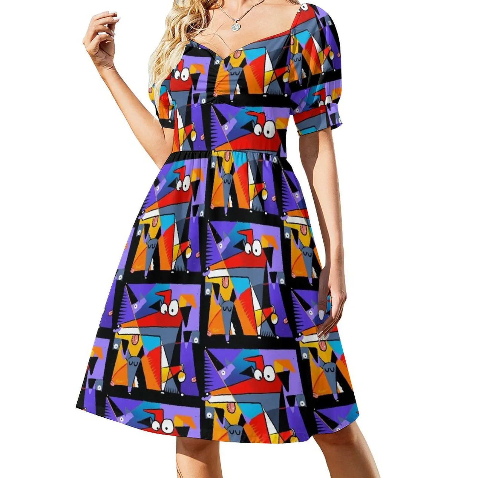 Derpism Платье с короткими рукавами феи Роскошное вечернее платье