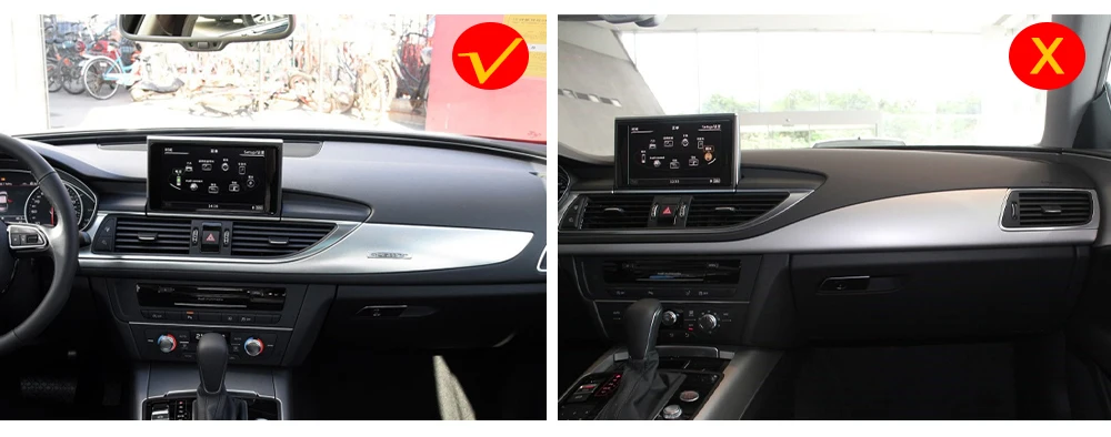 Фото Для Audi A6 C7 A7 4G8 2012-2018 Автомобильная центральная консоль из углеродного волокна интерьерный автомобильный фитинг доска Декор полоса панель стикер аксессуары №4