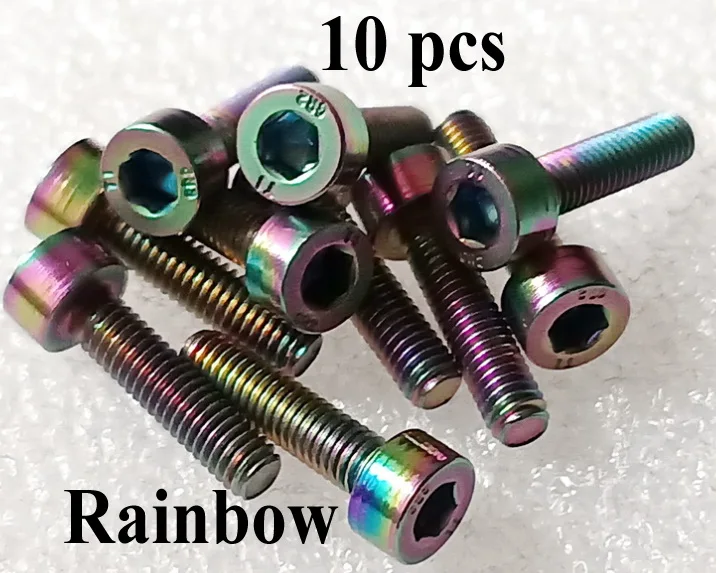 Титановый винт DIN 912 M3 M3x3 M3x4 M3x5 M3x6 M3x10 M3x12 M3x16 M3x20 M3x25 M3x30