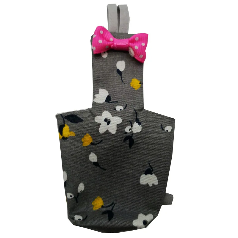 

Parrot Diaper with Bowtie Cute Colorful Fruit Floral Cockatiel Pigeons Small Medium Flight Suit Clothes Large Pet Birds