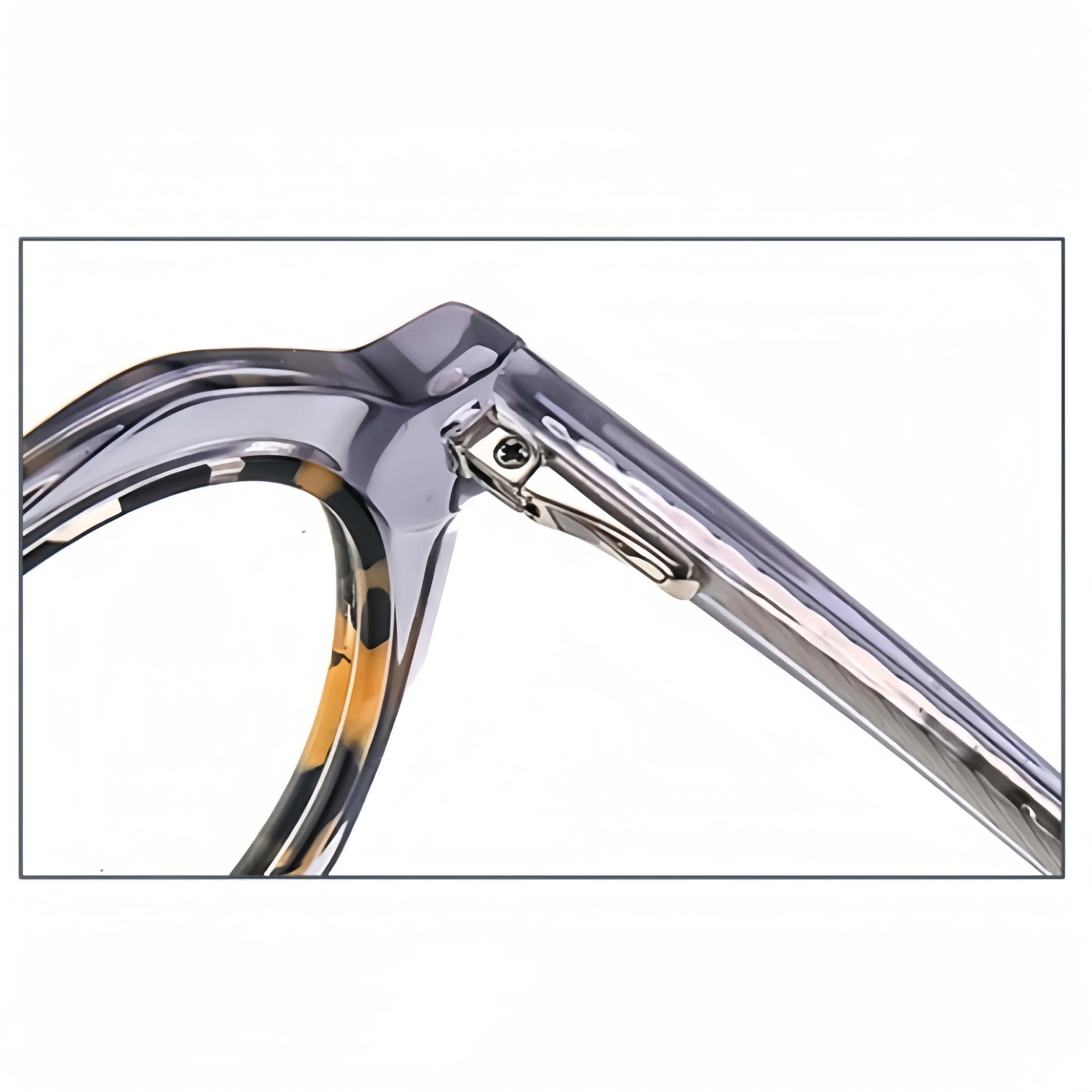 Новая ацетатная высококачественная оправа для очков чтения модная мужская ретро