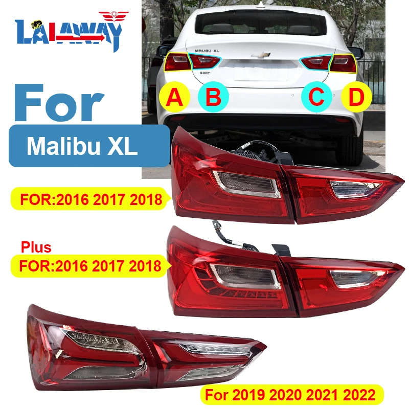 Задняя фара в сборе для CHEVROLET Malibu XL 2016 2017 2018 2019 2020 2021 2022