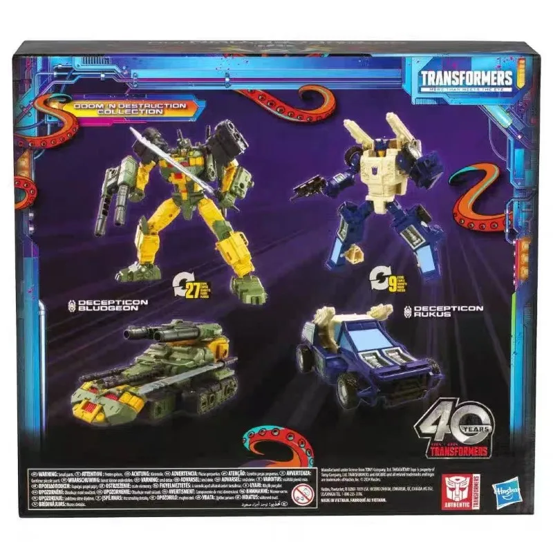 Фото Новинка в наличии: Коллекционная фигурка Hasbro Transformers Classic Toys Legacy United Decepticon Bludgeon Rukus, модель, игрушка, подарок №5