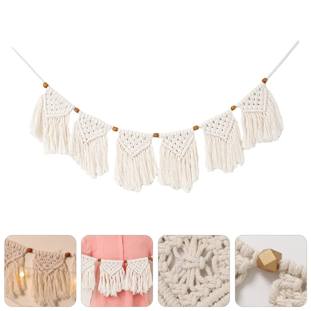 

Woven Hanging Decoration Woven Home Decor Bohemian Wall Decor Wall Tapestry Wedding Banner Hanging Ethnic Decor