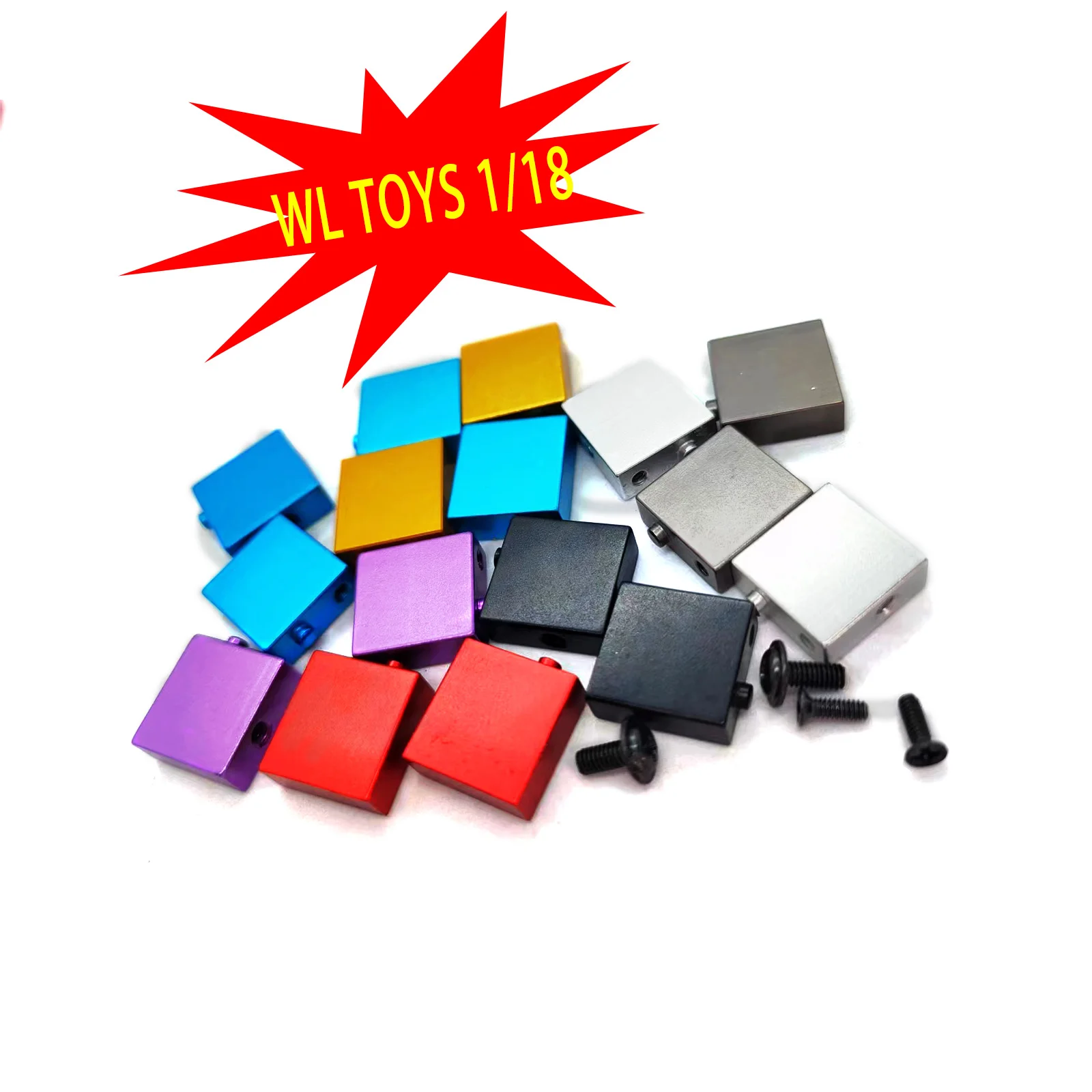 Подходит для радиоуправляемой модели автомобиля WL TOYS 1/18 A959 A979 A969 959B 969B 979B, алюминиевые детали для улучшенной модели