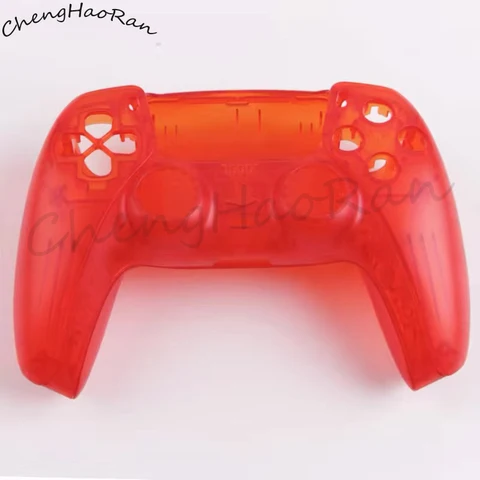 1piece For PS5 Gamepad Shell Replacement Upper And Lower Cover Color Transparent PS5 Gamepad Button Repair Parts