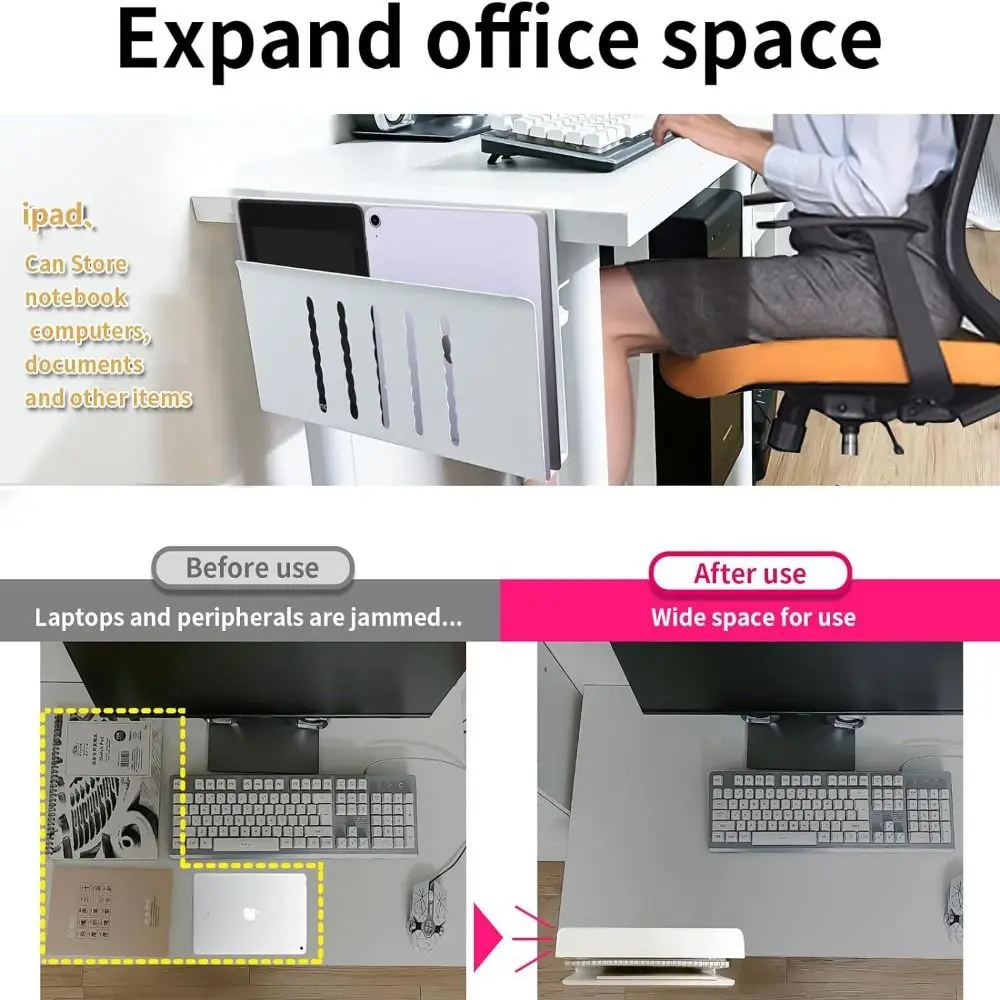 Подставка под ноутбук без сверления настольное крепление регулируемая