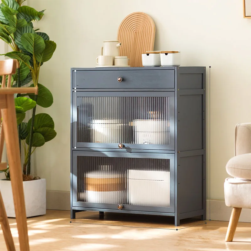 Скандинавский буфет в фермерском стиле среднего века современный шкаф угловой