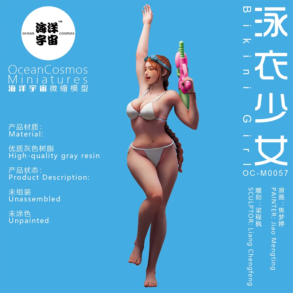 OceanCosmos miniatures, Original, bikini girl, Sexy Girls, Swimsuit girl, Resin unpainted Model kit figure GK