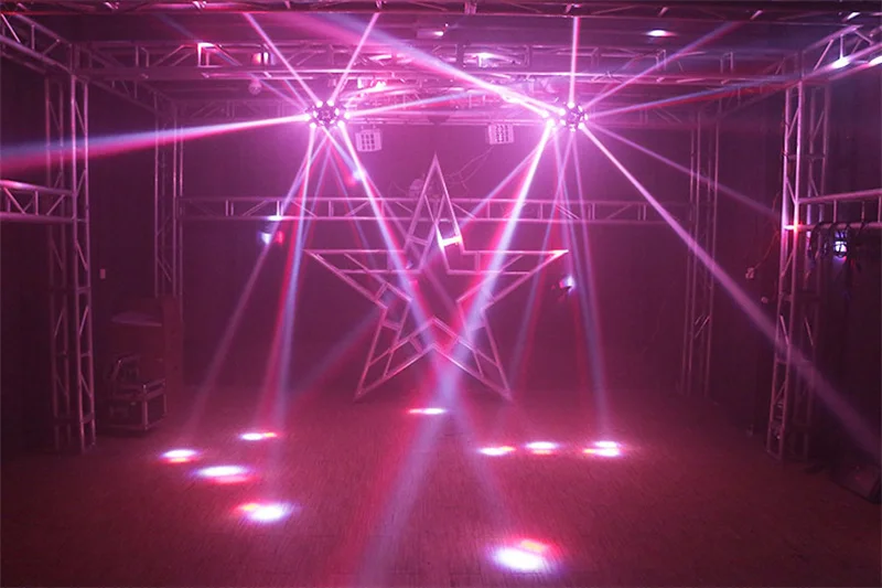 Цена 18 дюймов, трехголовочный стробоскопический лазерный светильник для танцев KTV, бара, сцены, дискотеки, 3 ручки