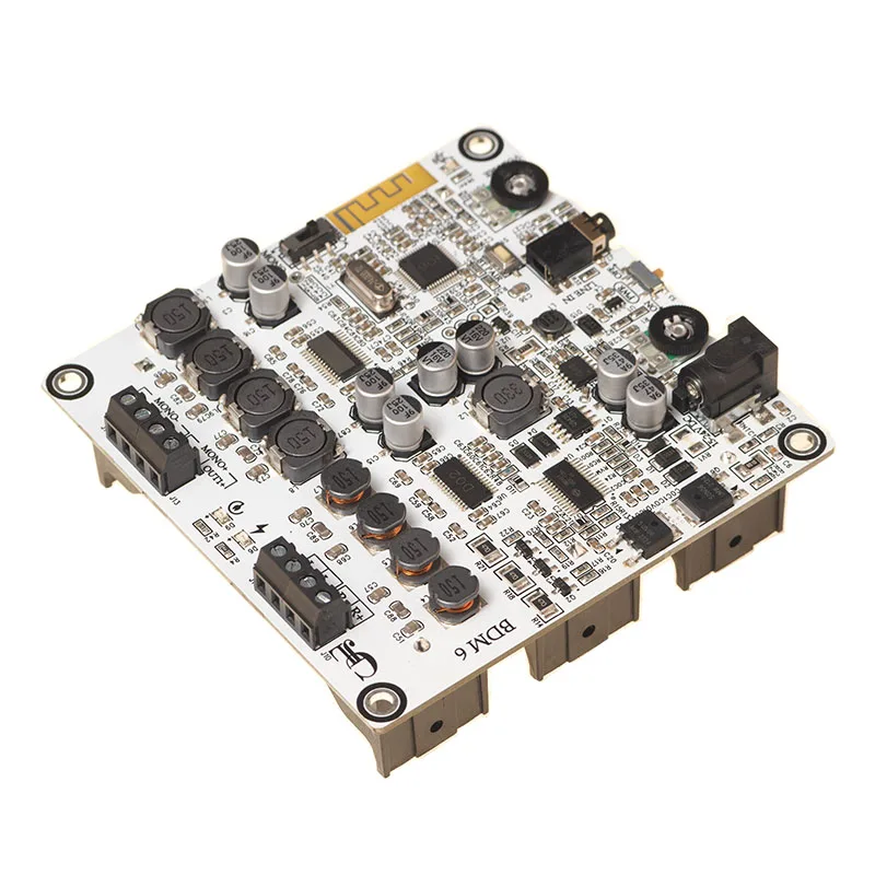 

Bluetooth 5,0 стерео усилитель мощности модуль 4x25 Вт Встроенная литиевая батарея мощность ed Aux вход портативный DIY