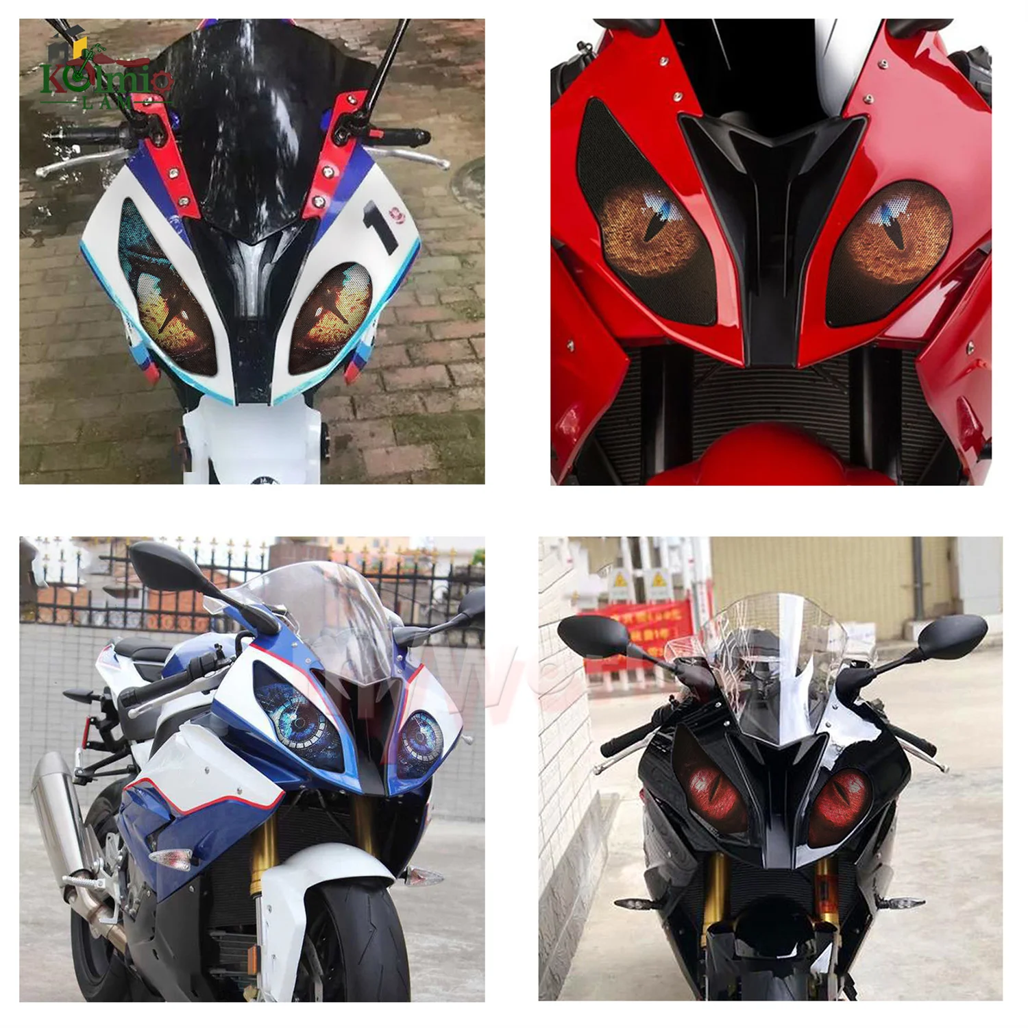 Подходит для BMW S1000RR 2015 - 2018 аксессуары мотоциклов Защитная Наклейка на фары