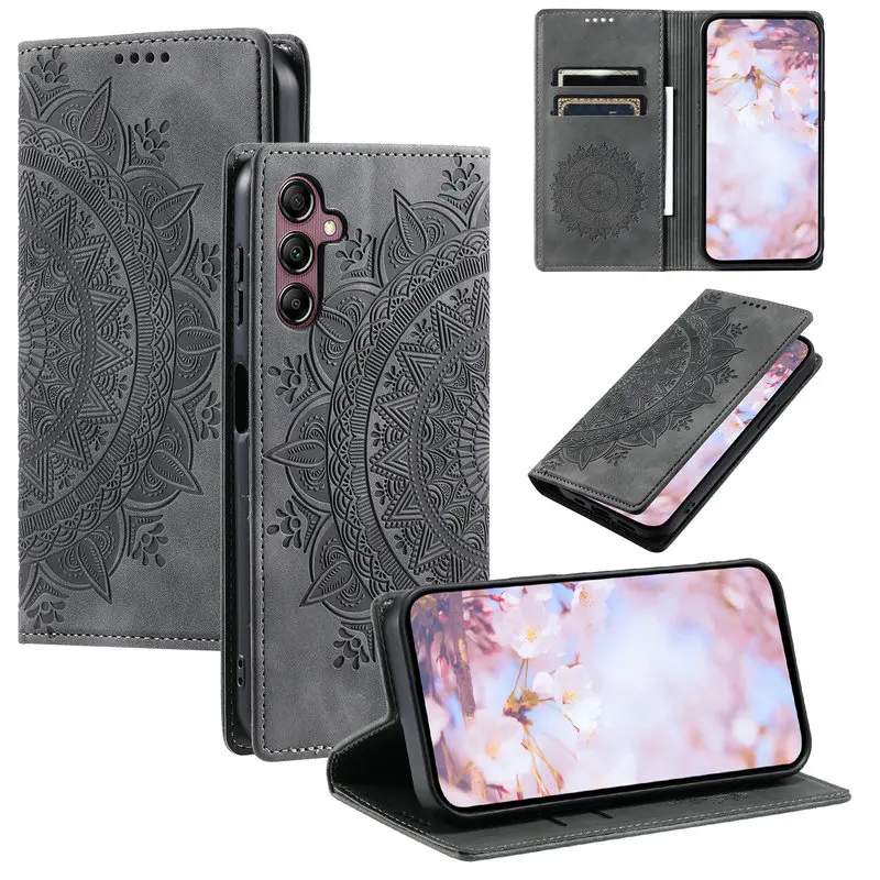 Фото A07 A 17 27 37 57 36 A56 5G Флип-чехол для Samsung Galaxy A06 A16 A26 A36 A56 A07 A17 A27 A37 A57 Магнитный кожаный кошелек Funda №1