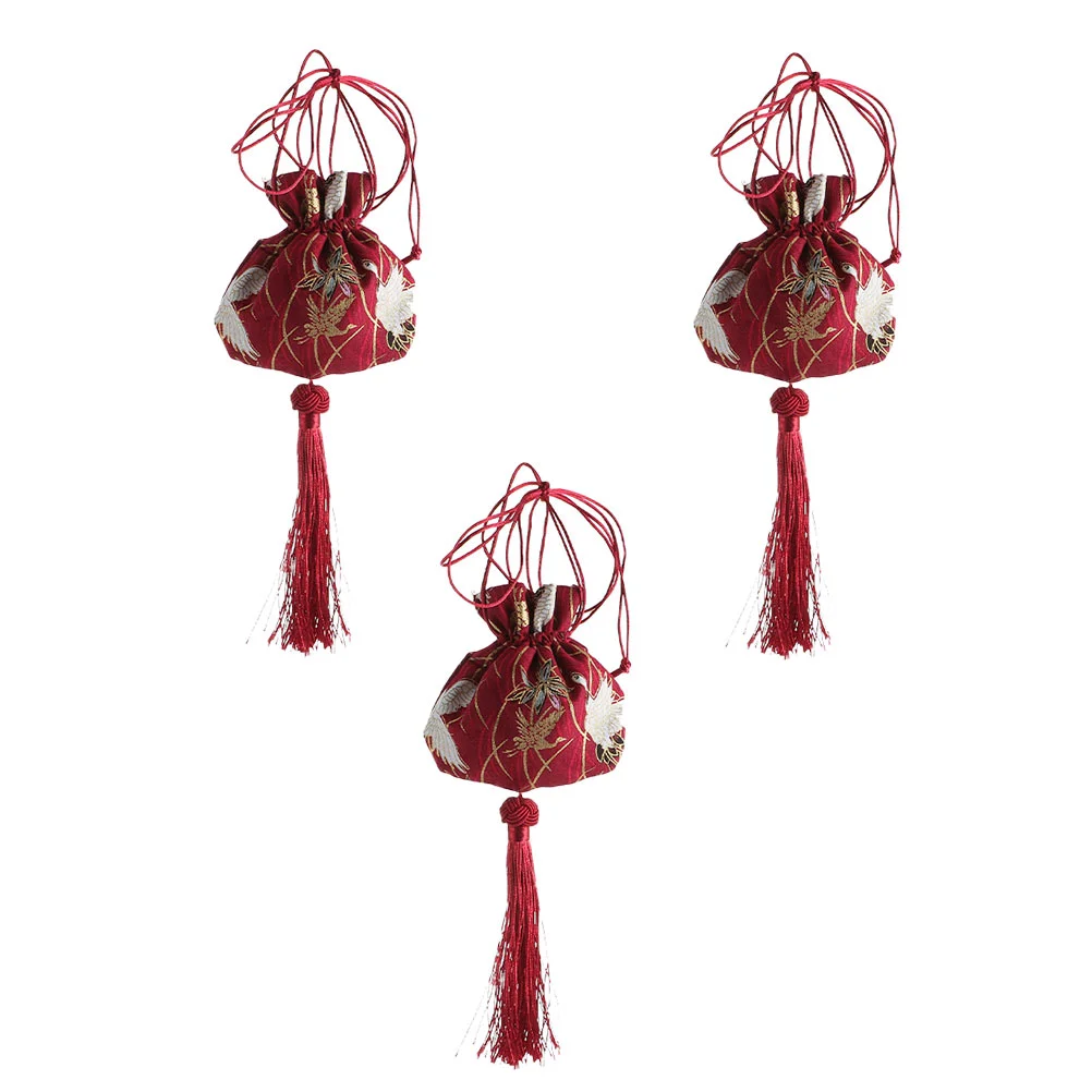 

3Pcs Delicate Sachet Bag Portable Sachet Pouch Chinese Sachet Holder Festival Supply