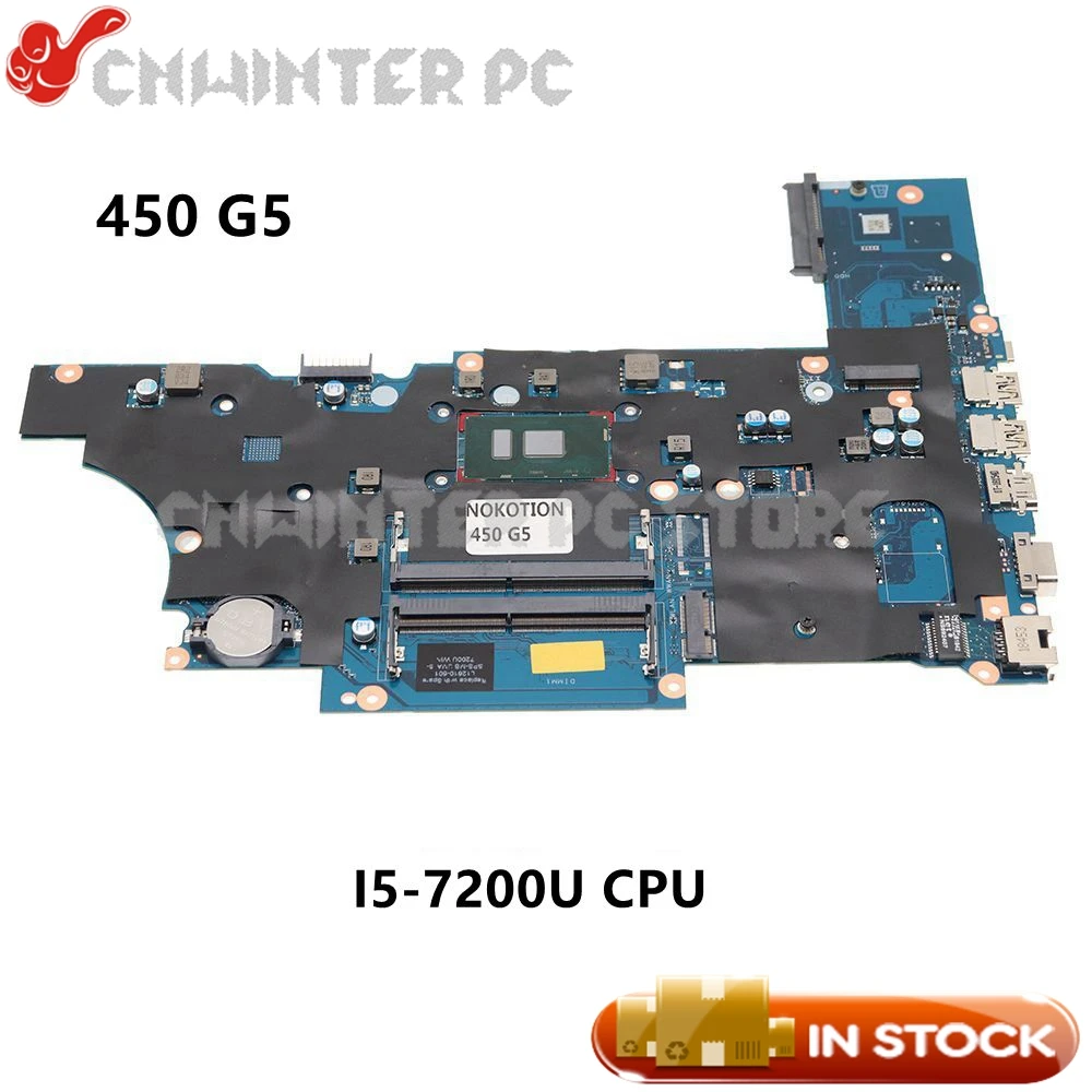 NOKOTION L12610-001 DA0X8CMB6E0 для HP Probook 450 G5 материнская плата ноутбука I5-7200U CPU |