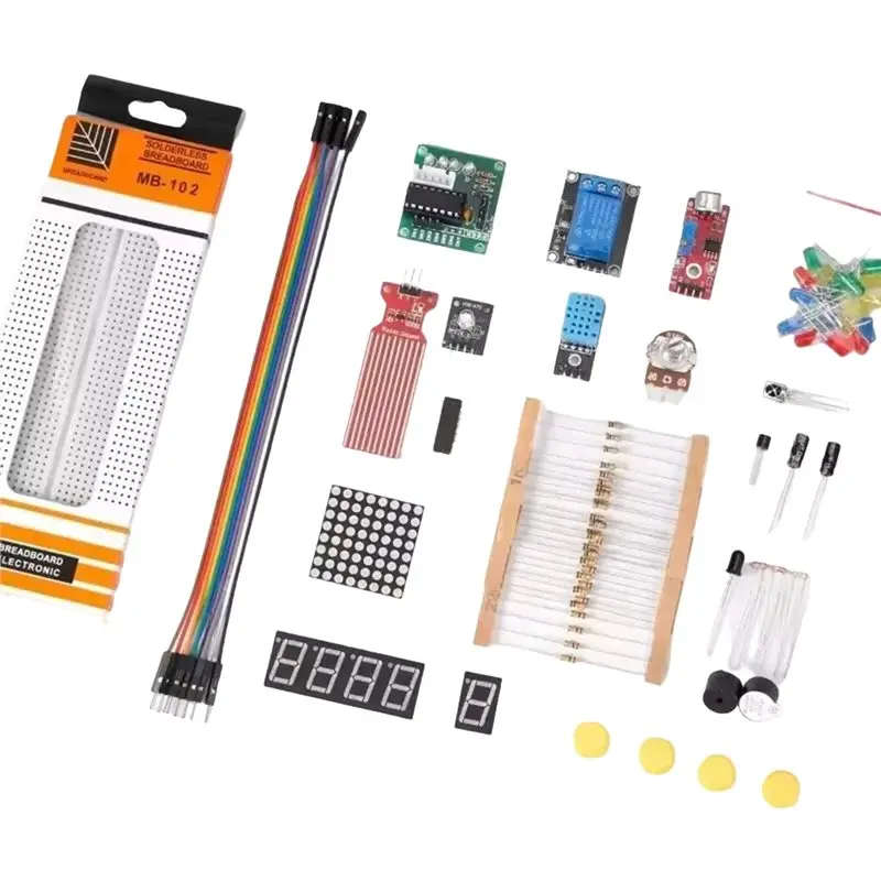 Фото Стартовый набор Y23A-RFID для Arduino UNO R3 с шаговым двигателем, обучающий комплект, обновленная версия, электронный набор для самостоятельной сборки в коробке №2