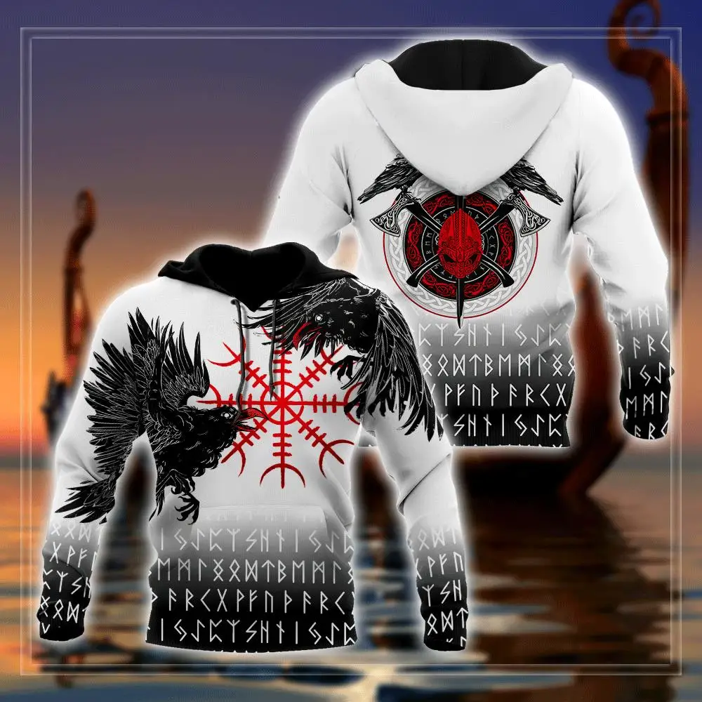 

New spring and autumn fashion brand death skull art men's 3D digital printing hooded zipper jacket unisex sports suit jacket KL
